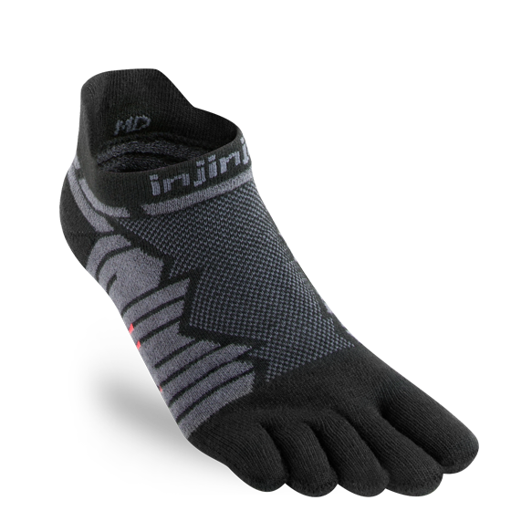 Injinji Ultra Run Technical No Show Performance Toe Socks