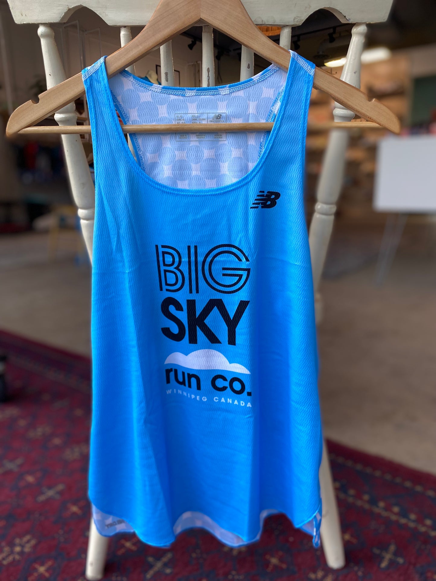 Men's Custom Big Sky + New Balance Achieve Running Singlet 2.0