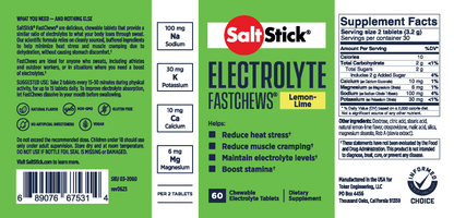 Salt Stick Electrolyte Fastchews